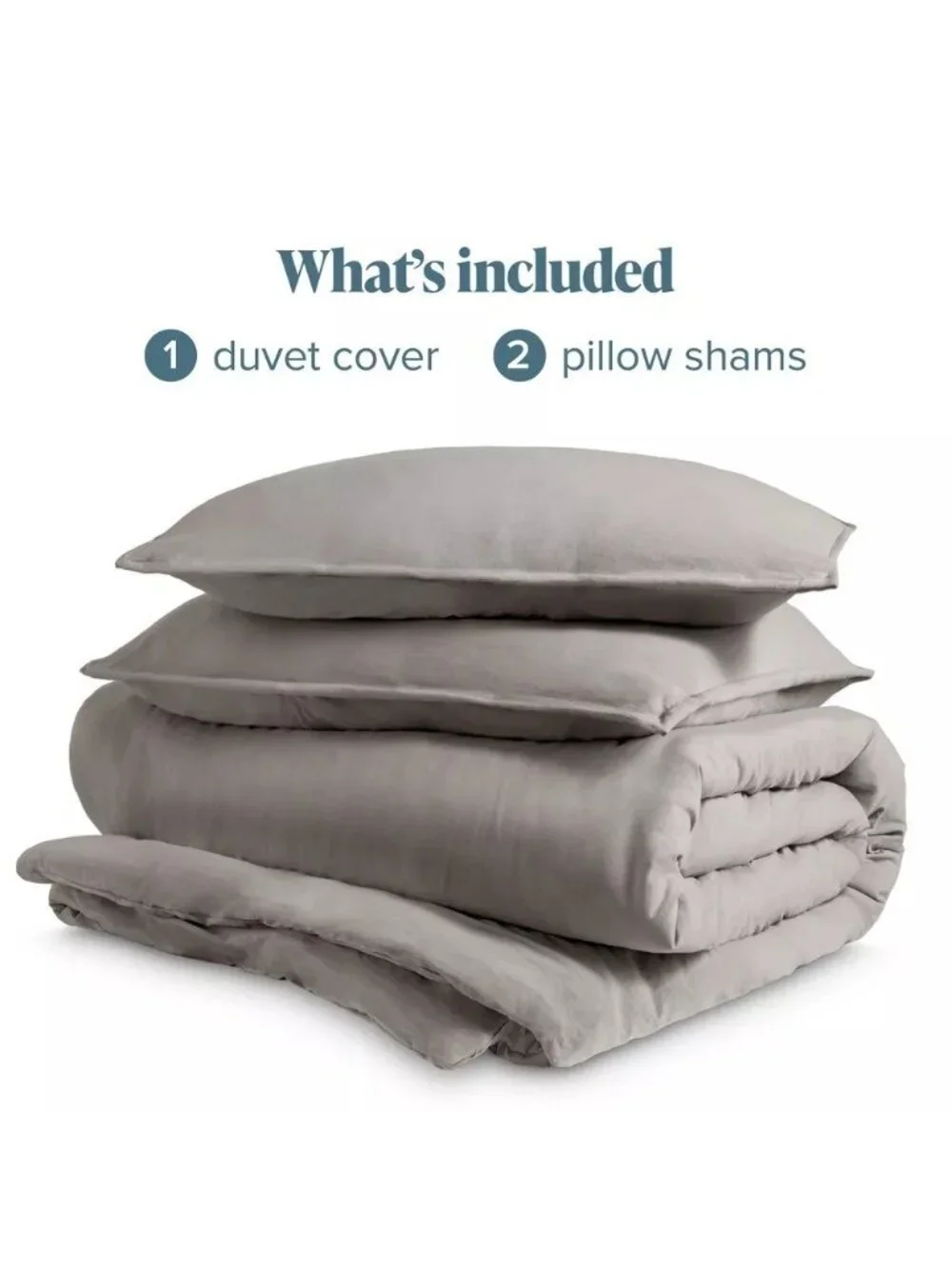 Bare Home includes duvet